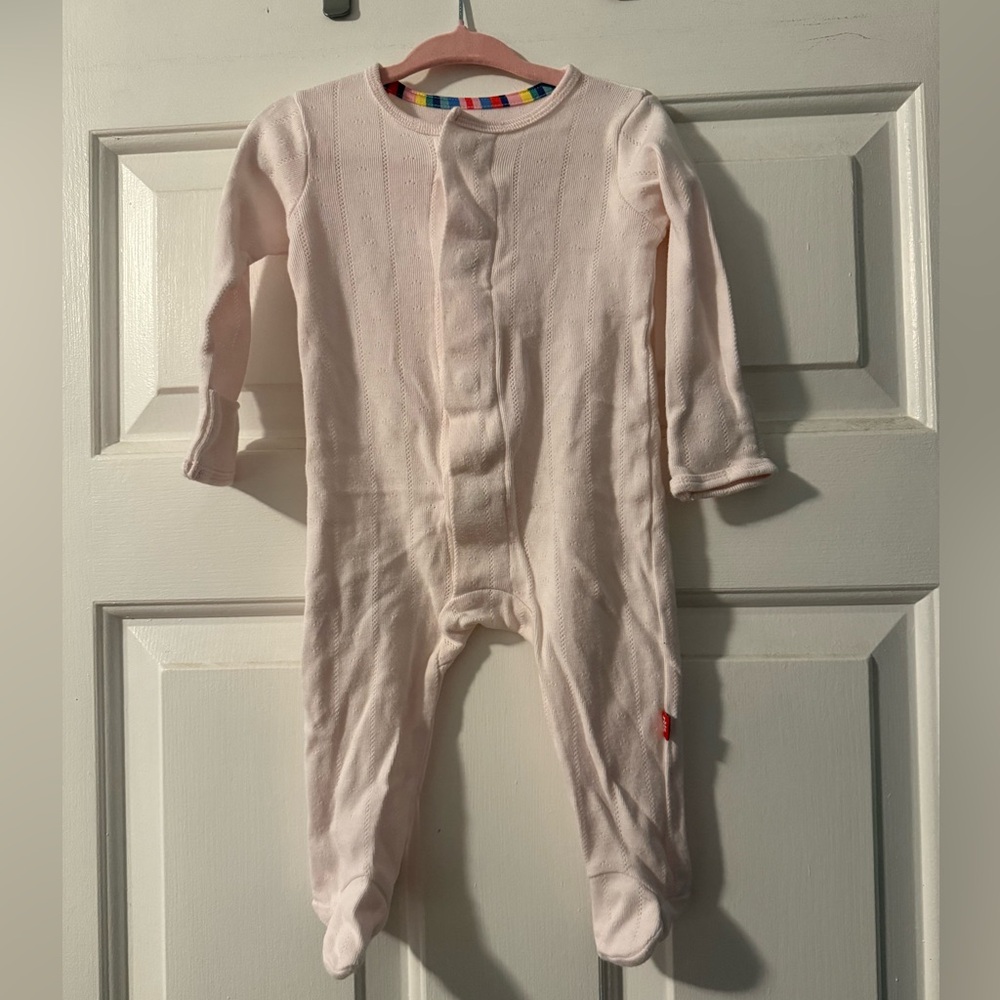 Pink Baby Footie Pajamas